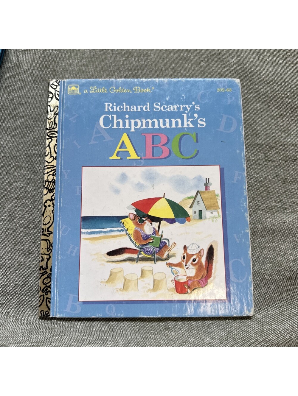 Richard Scarrys Chipmunks Abc, a Little Golden Book 202-63